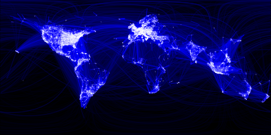 Geografia delle amicizie su facebook
